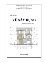 Bài giảng vẽ xây dựng Phạm Bá Linh