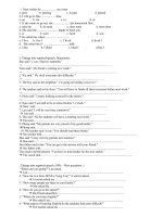 bai tap on KT 1tiet so 2 lop 9