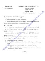 De thi 8 tuan hoc ky I _ THPT Nguyen Khuyen Nam Dinh