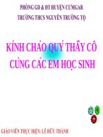 su xac dinh duong tron t/c doi xung...
