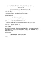 đè thi giữa học kì 1