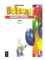 balloons level 1 teacher''s edition