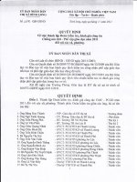 QĐ kiểm tra PCGD và lịch tập huấn kiểm tra CMC-PCGD năm 2011