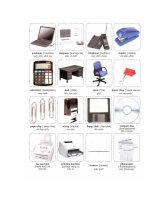 Học Tiếng Anh qua hình ảnh các vật dụng thường gặp trong văn phòng