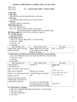 Giáo án Đại số 8 theo chuẩn KTKN