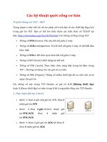 Các kỹ thuật quét cổng cơ bản