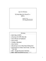 Lập trình C trên win - VisualC MFC