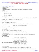 Cacbon - Silic - Thầy Đức Anh