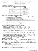 Đề Thi Toán 8 - HK1 (2010-2011)