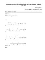 bai giải đề thi học sinh giỏi lớp 12 tỉnh bình định