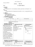 giáo án hình học lớp 10 ban cơ bản năm học 2011-2012