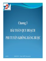 bài giảng tối ưu chương 3 bài toán quy hoạch phi tuyến không ràng buộc- ths. trần thị thùy nương