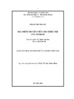 Đặc điểm truyện viết cho thiếu nhi của Tô Hoài.