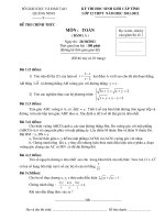 Đề thi HSG Quang Ninh 2011 BẢNG A