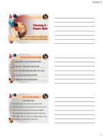 bài giảng quản trị học chương 6 hoạch định - gv. bùi hoàng ngọc