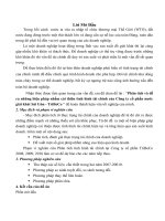 Phân tích và đề ra những biện pháp nhằm cải thiên tình hình tài chính của công ty cổ phần nước giải khát sài gòn   tribeco