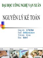 bài giảng nguyên lý kế toán - đh công nghệ vạn xuân