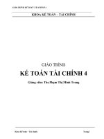 môn kế toán tài chính 4