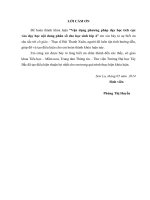 Vận dụng phương pháp dạy học tích cực vào dạy học nội dung phân số cho học sinh lớp 4 :Khóa luận tốt nghiệp đại học