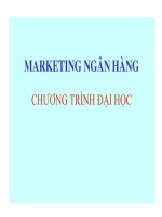 slike bài giảng marketing ngân hàng chương 1 tổng quan về marketing ngân hàng thƣơng mại