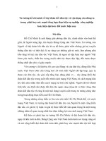 TIỂU LUẬN Tư tưởng hồ chí minh về đại đoàn kết dân tộc và vận dụng của đảng ta trong  phát huy sức mạnh tổng hợp thực hiện sự nghiệp  công nghiệp hoá, hiện đại hoá