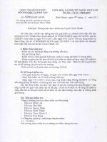 Thông báo kết luận kiểm tra chuyên môn Chơn Thànhn