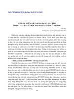 Tạp chí khoa học sử dụng những hệ thống đại số máy tính trong việc dạy và học đại số tuyến tính ở đại học