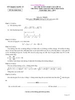 Đề+Đáp án kỳ thi tuyển sinh lớp 10 NH 2011-2012 (Chuyên PHan Bội Châu -Nghệ An)