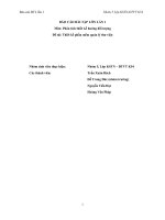 BÀI TẬP LỚN Phân tích thiết kế hướng đối tượng Thiết kế phần mềm quản lý thư viện