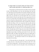 SỰ NHẬN THỨC của ĐẢNG CỘNG sản VIỆT NAM về NHỮNG BIẾN đổi mới của THỜI đại HIỆN NAY