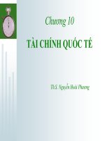 slike môn tài chính tiền tệ cô phương chương 10 tài chính quốc tế