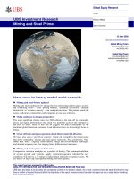 global mining and  steel primer -  ubs (2008)