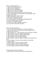 những câu hỏi thường gặp khi tư vấn