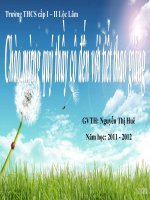 Bai 11.To chuc thong tin trong may tinh