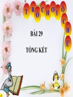 Ô CHỮ BÀI TỔNG KẾT LỊCH SỬ 4