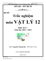 17 đề ôn HK1 2011