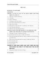 xây dựng chiến lược kinh doanh cho công ty cp sách thái hà giai đoạn từ năm 2010 đến năm 2015