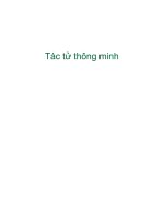 Bài giảng tác tử thông minh
