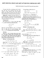 Phương pháp giải phương pt bậc bốn