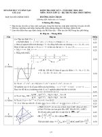 dap an de thi hkI 2010-2011