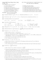 ôn thi học kì 1 khối 12