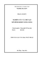 nghiên cứu và chế tạo mô hình robot song song