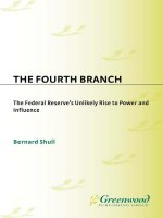 the fourth branch  the federal reserve''''s unlikely rise to power (2005)