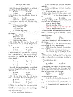 Đề trắc nghiệm Lý 12 (có đáp án)