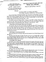 Hướng dẫn tổ chức thi internet môn Anh 2011-2012