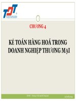 bài giảng kế toán tài chính chương 4 kế toán hàng hoá trong doanh nghiệp thương mại - đh tôn đức thắng