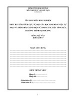 SKKN  PHÁT HUY TÍNH TÍCH cực, tự học của học SINH BẰNG VIỆC tự SOẠN và TRÌNH bài GIẢNG điện tử TRONG các TIẾT TỔNG kết, CHƯƠNG TRÌNH địa PHƯƠNG