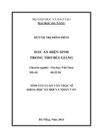 dấu ấn hiện sinh trong thơ bùi giáng