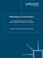 monetary economics; an integrated approach to credit, money, income, production and wealth (2007)