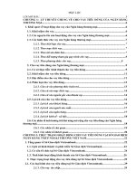 một số giải pháp thúc đẩy hoạt động cho vay tiêu dùng tại sở giao dịch ngân hàng thương mại cổ phần ngoại thương việt nam
